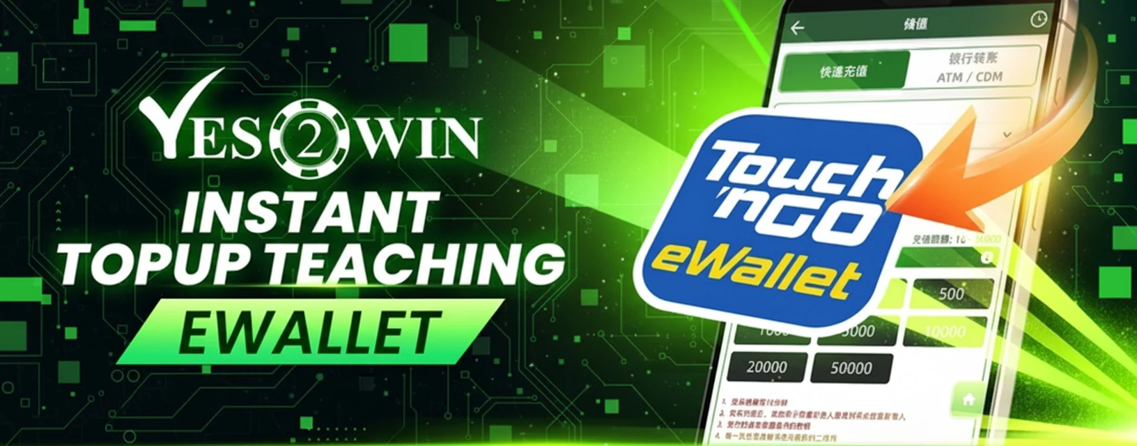How to top up using an e-wallet