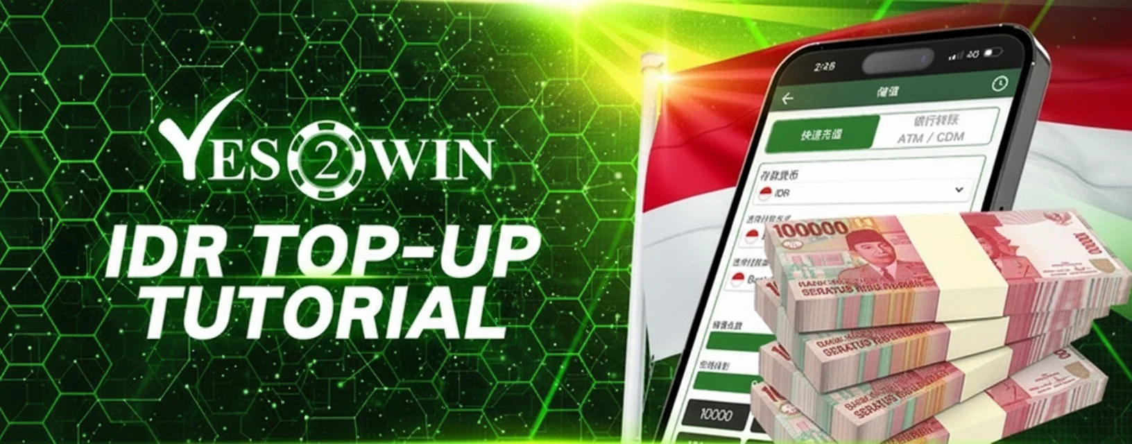 How to top up using IDR