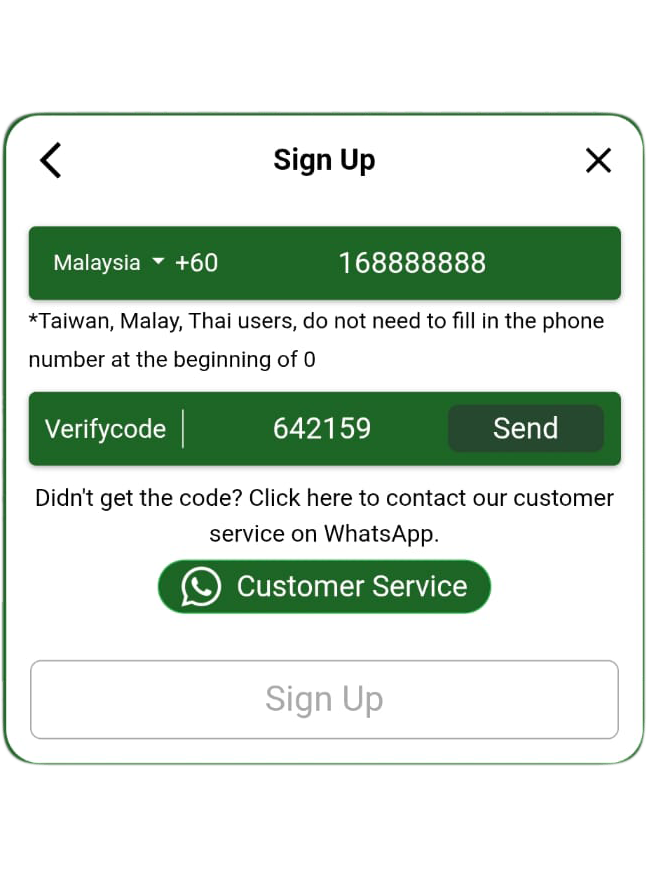 Complete registration — YES2WIN registration step 3